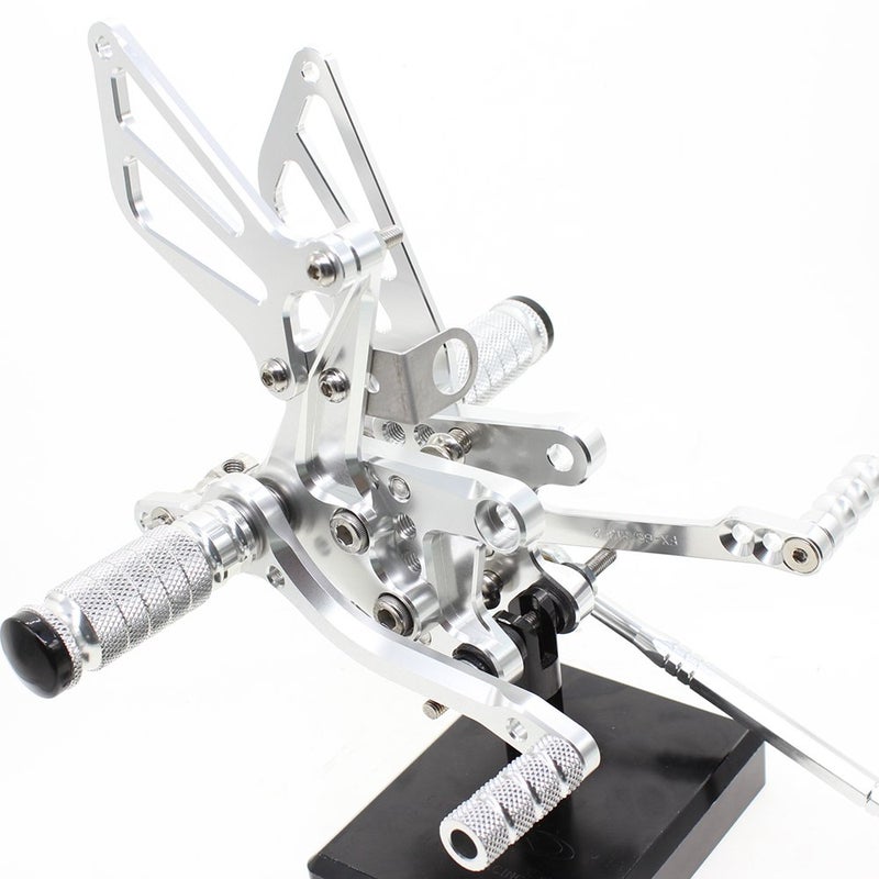Krace Sunrivery Motorcycle Rearsets Footpegs For GSXR750 GSX-R600 1996-2005,SV650/SV650S SV1000/S 1998-2014,GSXR1000 2000-2004 - Image 1